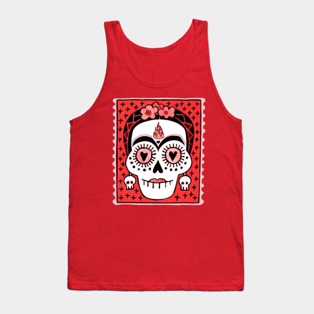 Skull Mom Tank Top by ak3shay